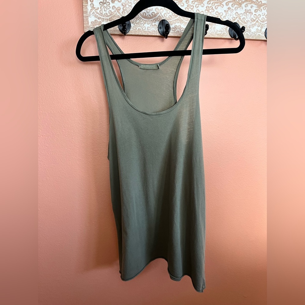 Nili Lotan olive green oversized tank